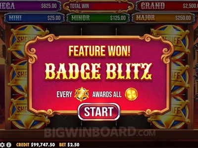 Слот Badge Blitz — играть в catcasino