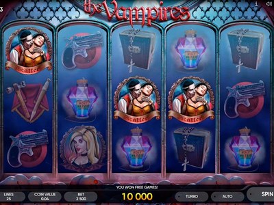 Игровой аппарат The Vampires производителя Endorphina